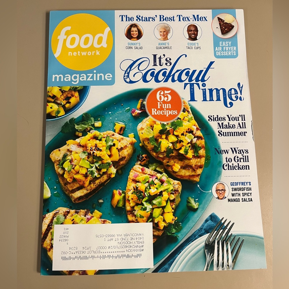 Food Network new magazine April 2023